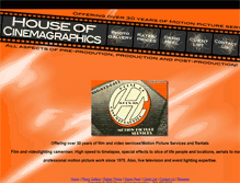 Tablet Screenshot of houseofcinemagraphics.com